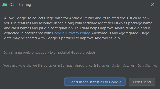 AndroidStudio セットアップ